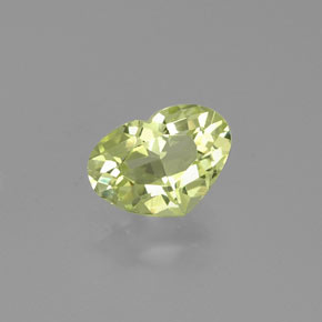 Crisoberilo verde natural 1,35ct, formato de coração, VVS