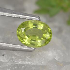 Crisoberilo Verde Natural 0.42ct, Corte Oval, VVS