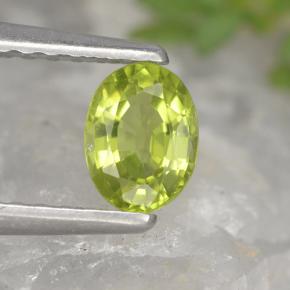 Crisoberilo Verde Natural 0.42ct, Corte Oval, VVS