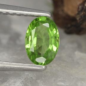 Crisoberilo verde natural 0,51ct, corte oval, VVS-VS