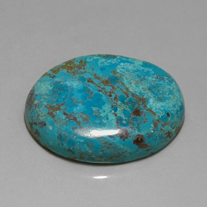 Crisocola multicolorido natural 41,09ct, corte oval, opaco