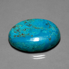 Crisocola multicolorido natural 36,15ct, corte oval, opaco