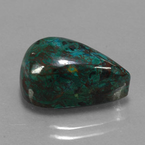 Crisocola multicolorido natural 11,95ct, forma extravagante, opaco