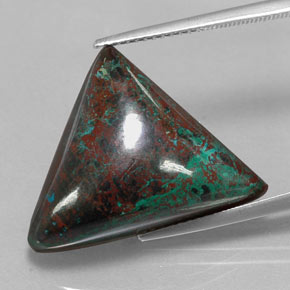Crisocola Multicolorido Natural 21.93ct, Trilhão, Opaco