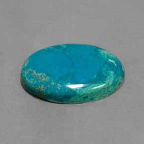 Crisocola multicolorido natural 13,12ct, corte oval, opaco