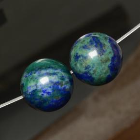 Pedras preciosas de Crisocola Multicolorido natural de  ct, Esfera / Bola, Opaco