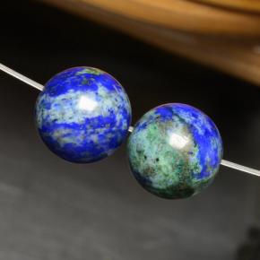 Pedras preciosas de Crisocola Multicolorido natural de 18.20 ct, Esfera / Bola, Opaco