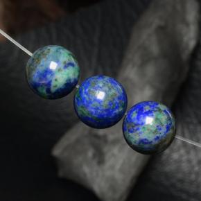 Pedras preciosas de Crisocola Multicolorido natural de 27.71 ct, Esfera / Bola, Opaco