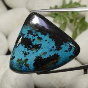 Crisocola Multicolorido Natural 59.64ct, Trilhão, Opaco