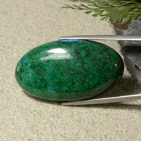 Crisocola Multicolorido Natural 60.57ct, Corte Oval, Opaco
