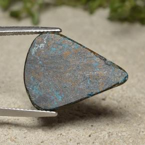 Crisocola Multicolorido Natural 27.27ct, Formato de pêra, Opaco