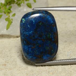 Crisocola Multicolorido Natural 17.41ct, Almofada cortada, Opaco