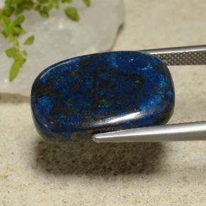 Crisocola Multicolorido Natural 17.41ct, Almofada cortada, Opaco