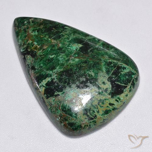 crisocola Multicolorido Natural 36.77ct, Formato de pêra, Opaco