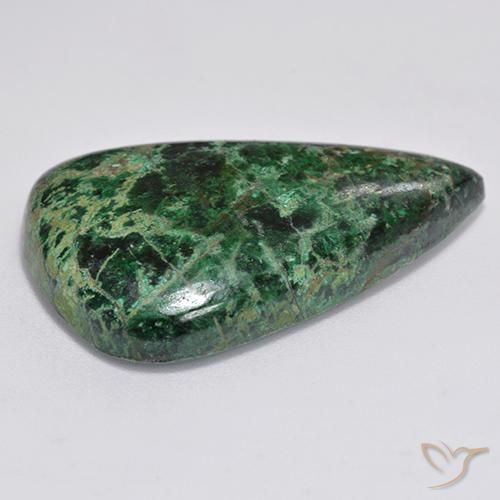 crisocola Multicolorido Natural 36.77ct, Formato de pêra, Opaco