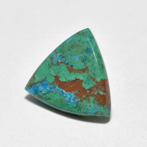 Crisocola multicolorido natural 2,07ct, trillion, opaco