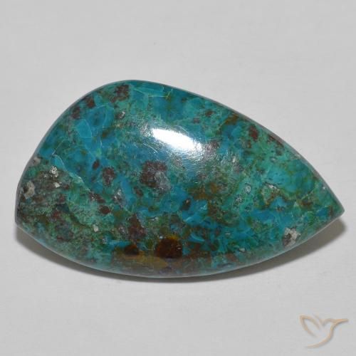 crisocola Multicolorido Natural 15.75ct, Chique, Opaco