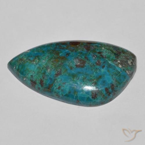 crisocola Multicolorido Natural 15.75ct, Chique, Opaco