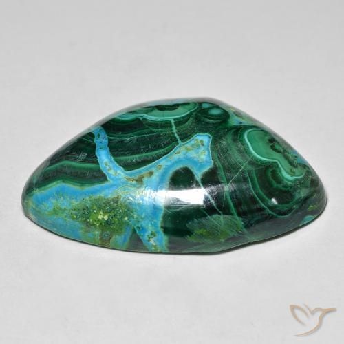 crisocola Multicolorido Natural 46.53ct, Chique, Opaco