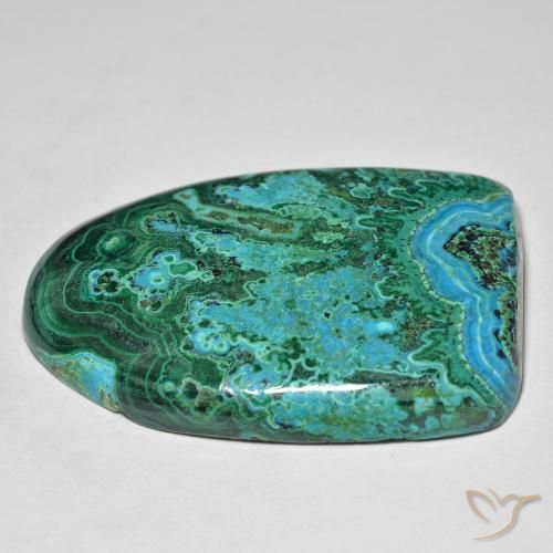crisocola Multicolorido Natural 69.97ct, Chique, Opaco