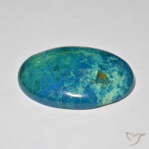 crisocola Multicolorido Natural 50.62ct, oval, Opaco