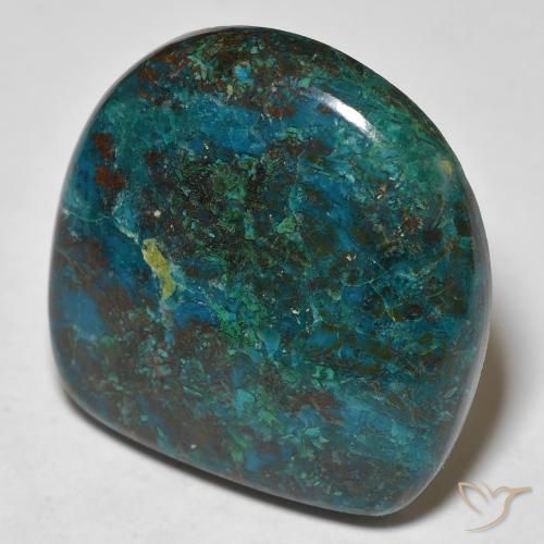 crisocola Multicolorido Natural 23.78ct, Chique, Opaco