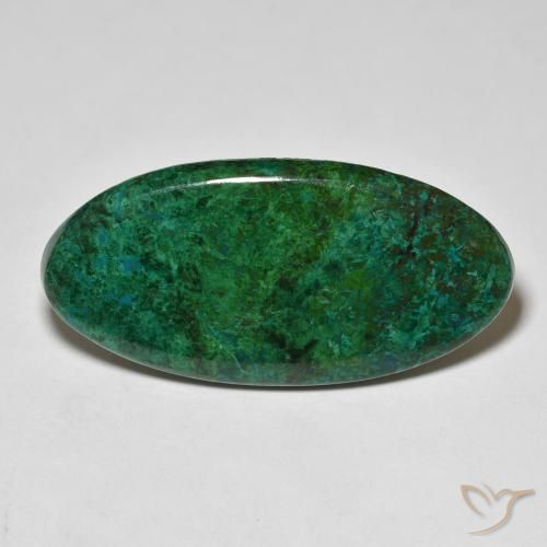 24.75ct Natural Multicolorido crisocola, oval, Opaco
