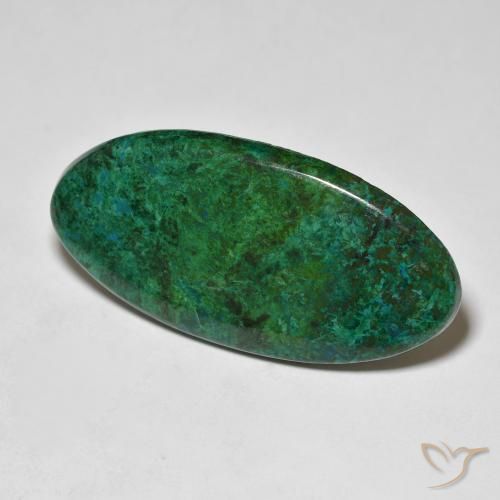 crisocola Multicolorido Natural 24.75ct, oval, Opaco