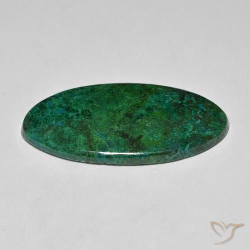 crisocola Multicolorido Natural 24.75ct, oval, Opaco