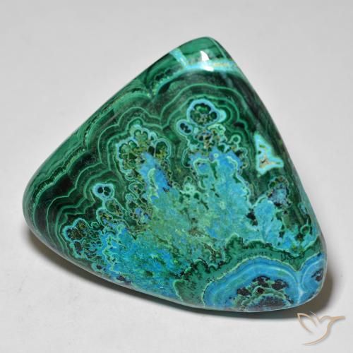 crisocola Multicolorido Natural 77.47ct, Trilhão, Opaco