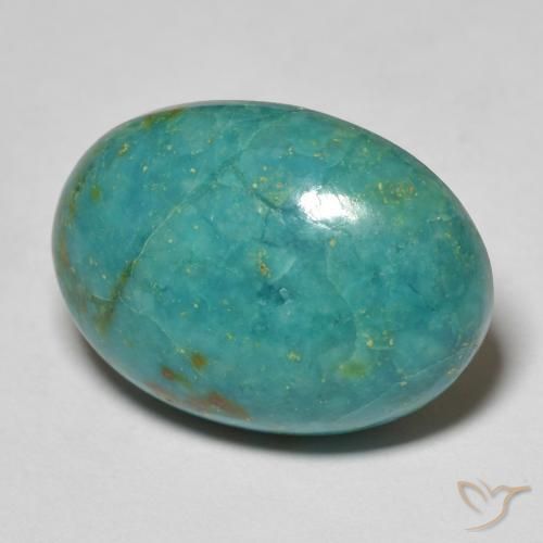 crisocola Azul esverdeado Natural 15.65ct, oval, Opaco