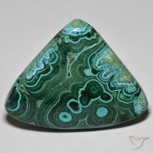 65.52ct Natural Multicolorido crisocola, Trilhão, Opaco