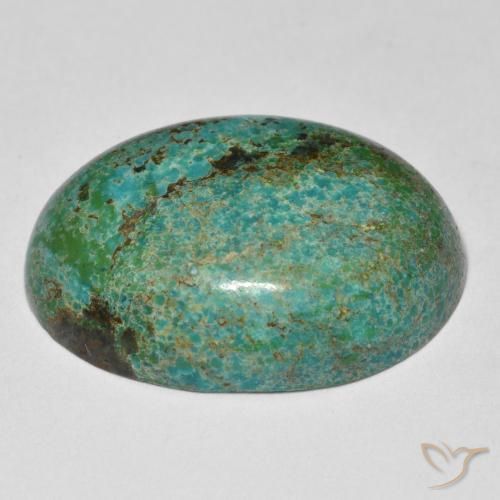 crisocola Multicolorido Natural 11.12ct, oval, Opaco