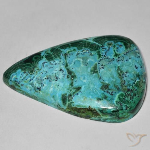 crisocola Multicolorido Natural 48.86ct, Formato de pêra, Opaco