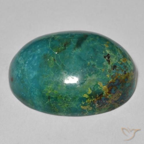 crisocola Multicolorido Natural 20.87ct, oval, Opaco