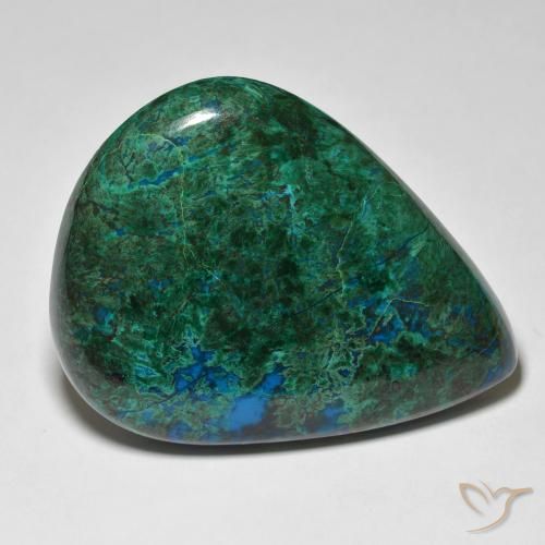 crisocola Multicolorido Natural 57.20ct, Formato de pêra, Opaco