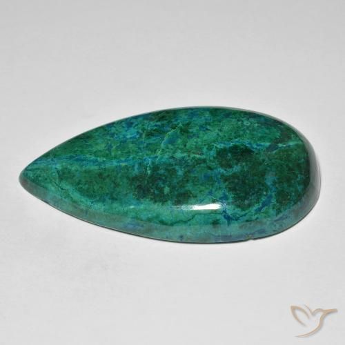 crisocola Multicolorido Natural 68.06ct, Formato de pêra, Opaco
