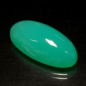 Crisoprásio verde natural 13,72ct, transparente, transparente/translúcido