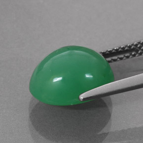Crisoprásio Verde Natural 4.20ct, Corte Oval, Opaco