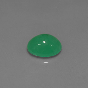 Crisoprásio Verde Natural 1.29ct, Corte Oval, Translúcido