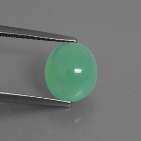 Crisoprásio verde natural 2,64ct, transparente, transparente/translúcido