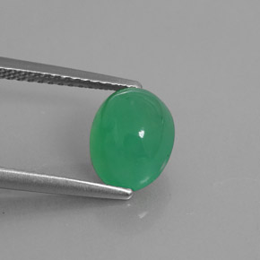 Crisoprásio verde natural 2,44ct, transparente, transparente/translúcido