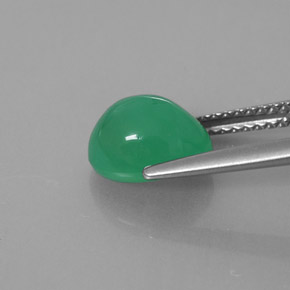 Crisoprásio verde natural 2,44ct, transparente, transparente/translúcido