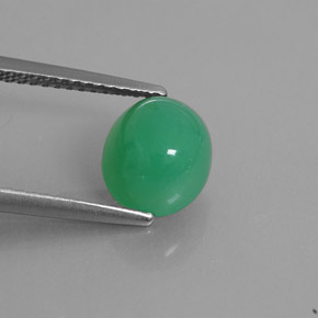 Crisoprásio verde natural 2,43ct, transparente, transparente/translúcido