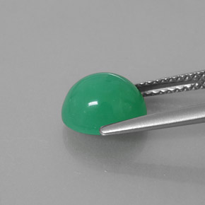 Crisoprásio verde natural 2,43ct, transparente, transparente/translúcido