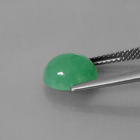 Crisoprásio verde natural 2,92ct, transparente, transparente/translúcido