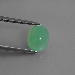Crisoprásio verde natural 2,49ct, transparente, transparente/translúcido