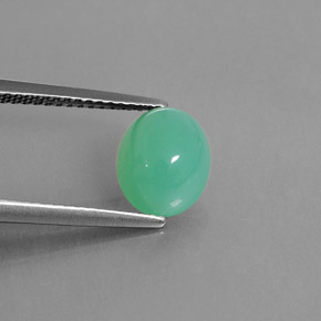 Crisoprásio verde natural 2,34ct, transparente, transparente/translúcido