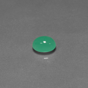 Crisoprásio verde natural 1,57ct, transparente, transparente/translúcido