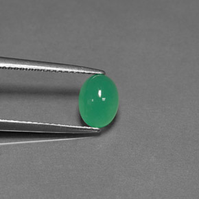 Crisoprásio verde natural 1,51ct, transparente, transparente/translúcido